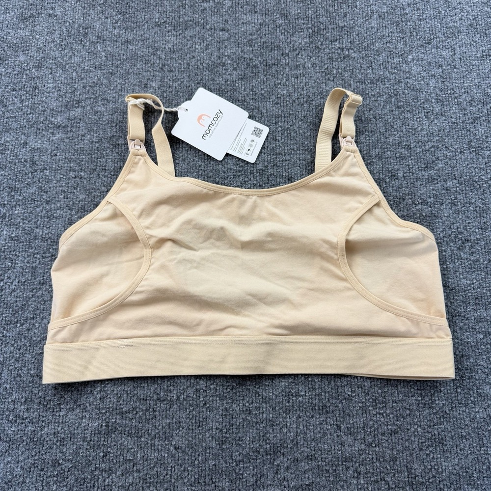 Momcozy Nursing‎ Bra / Maternity Bralette Beige NWT $49.99